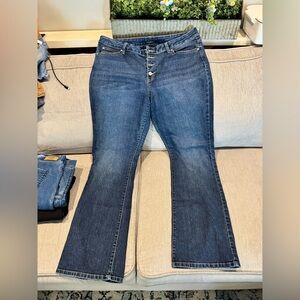 Jennifer Lopez Dark Blue Flare Jeans